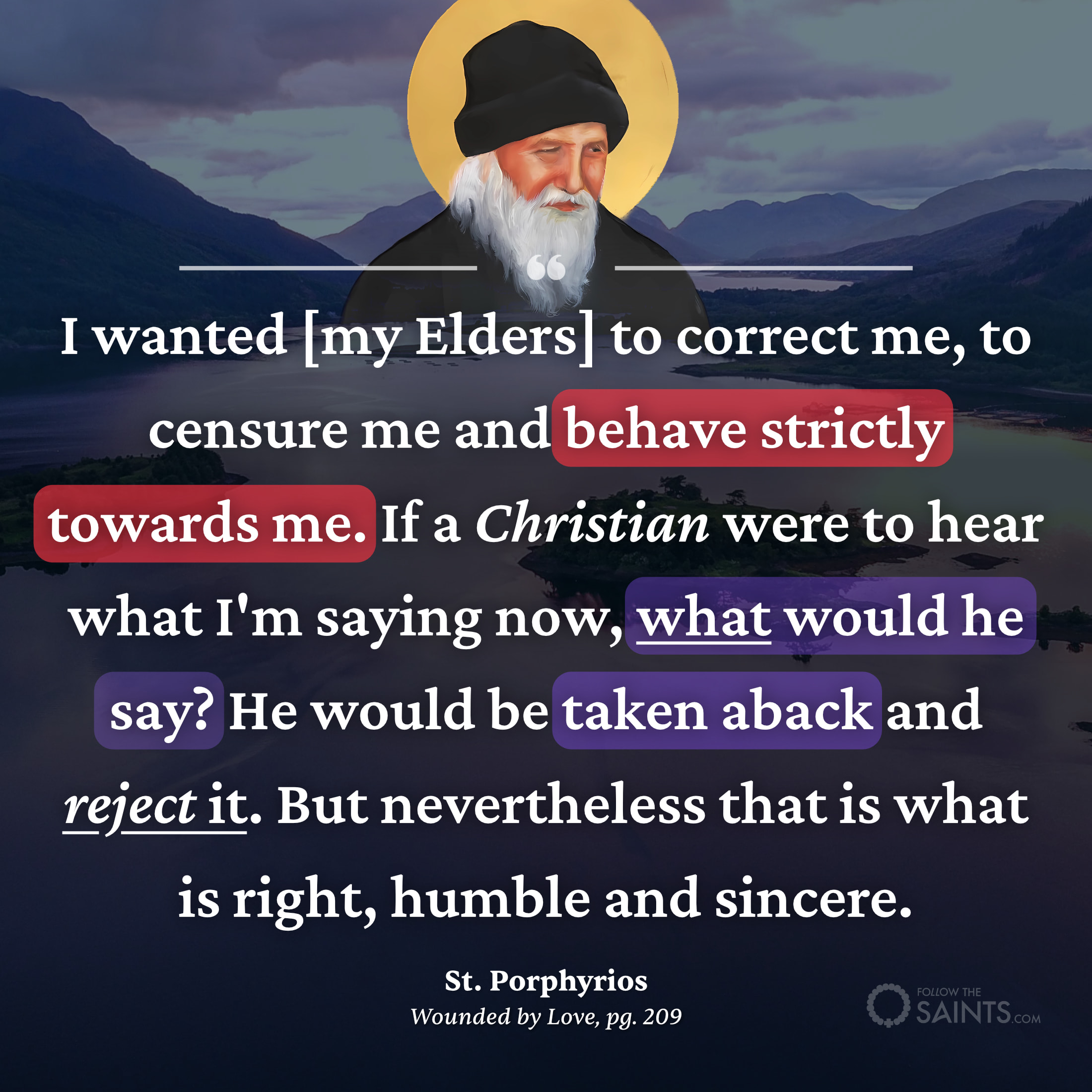 Christians are taken aback at strict treatment - St. Porphyrios