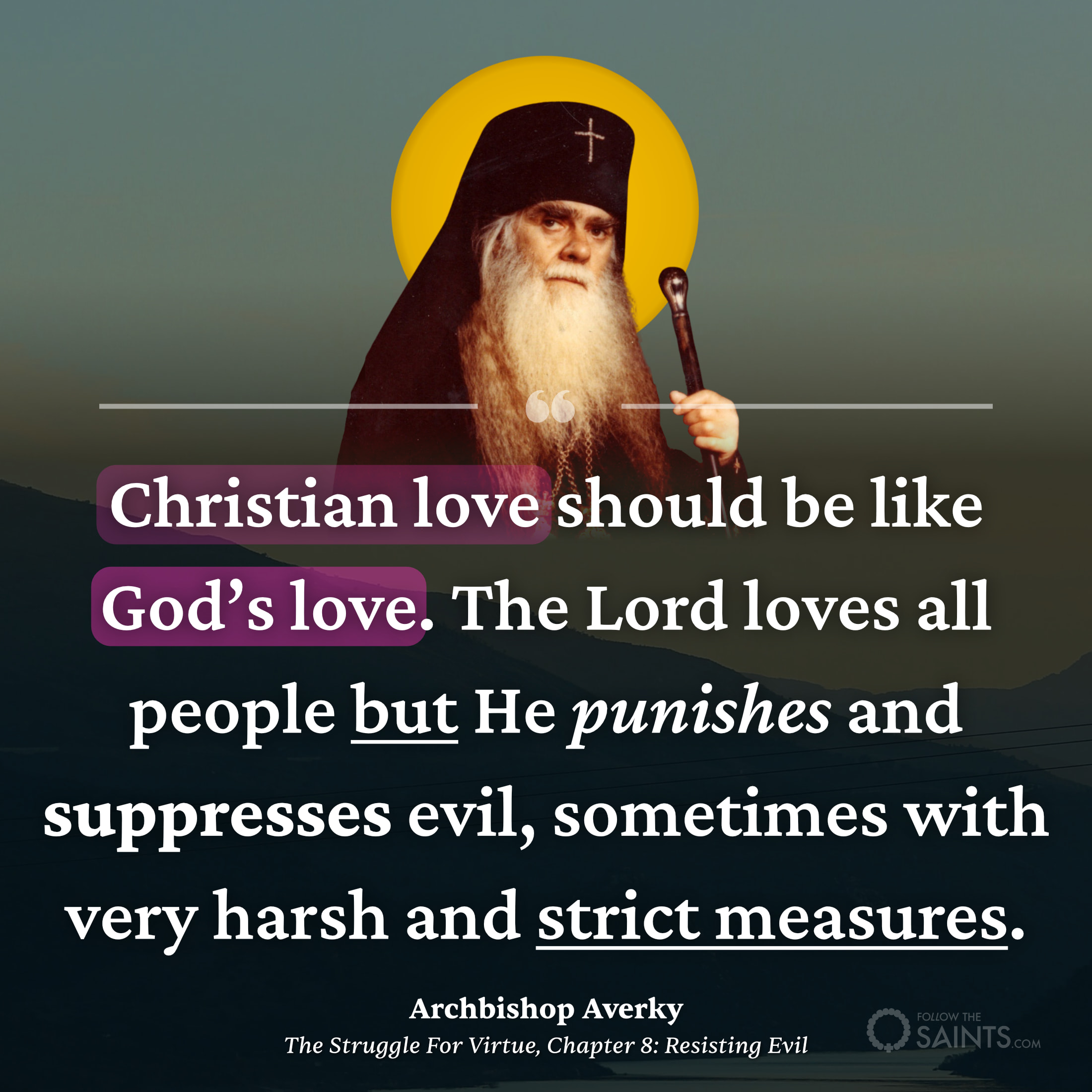 Christian love should be like God's love - Archbishop Averky