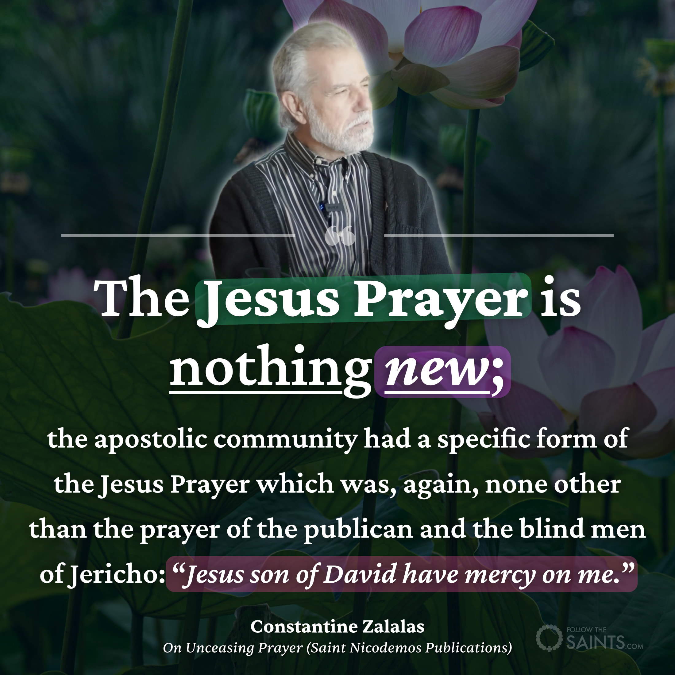 The Jesus Prayer is nothing new - Constantine Zalalas