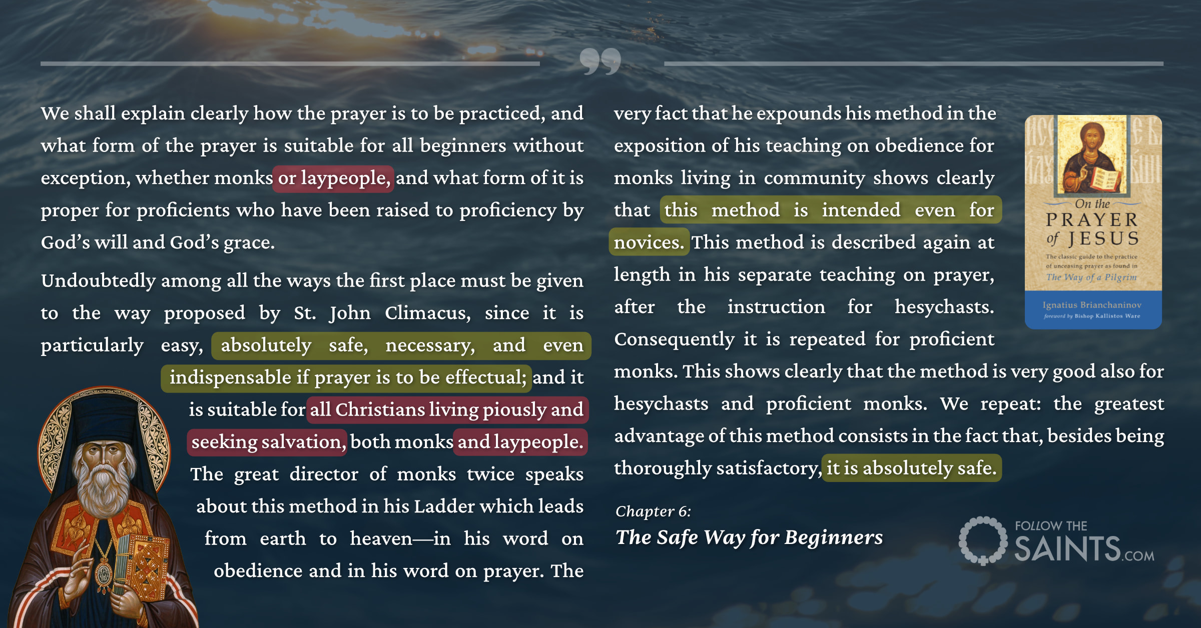 The safe way to prayer - Ignatius Brianchaninov