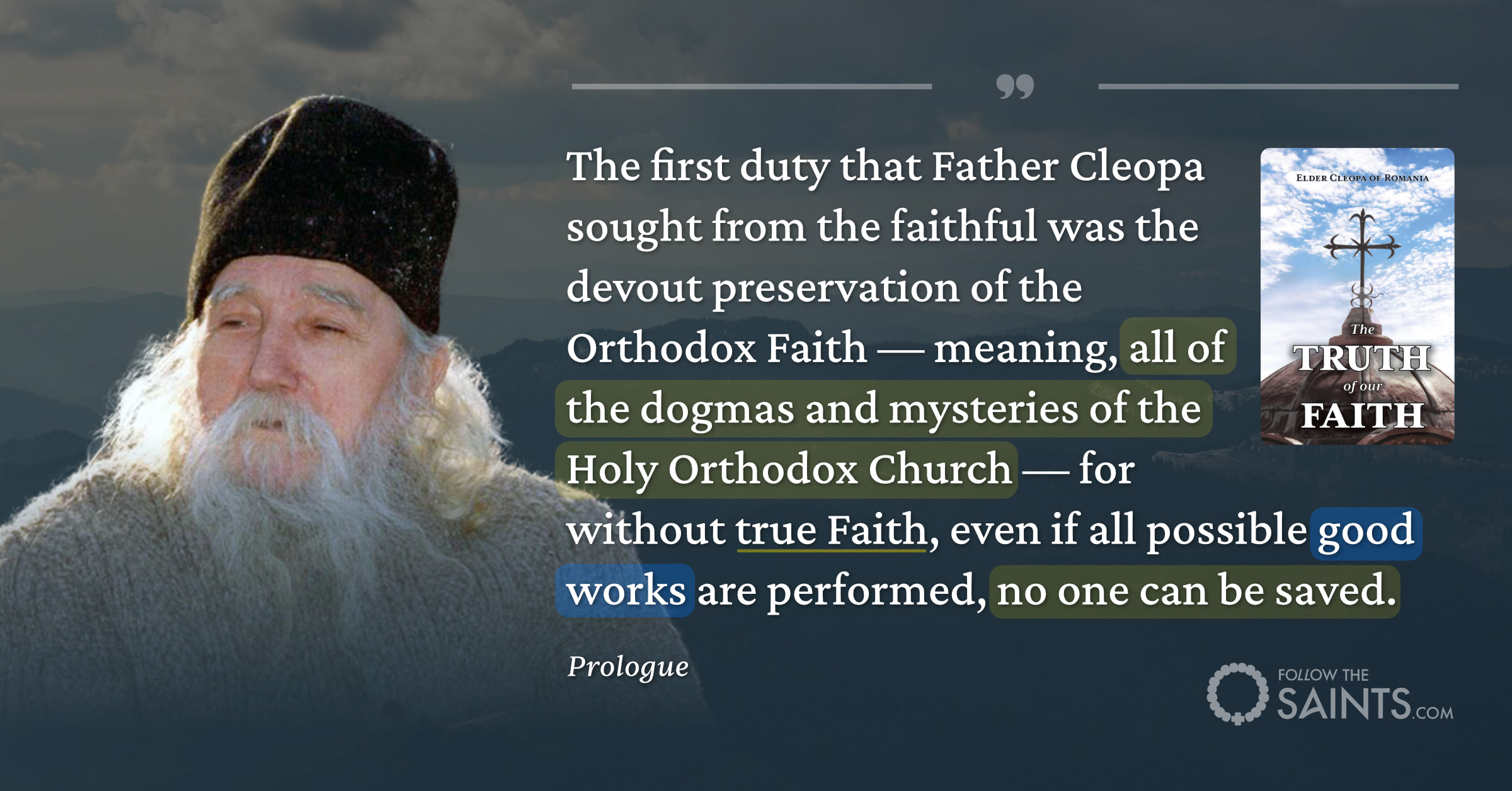 Dogma is Faith - Elder Cleopa of Romania