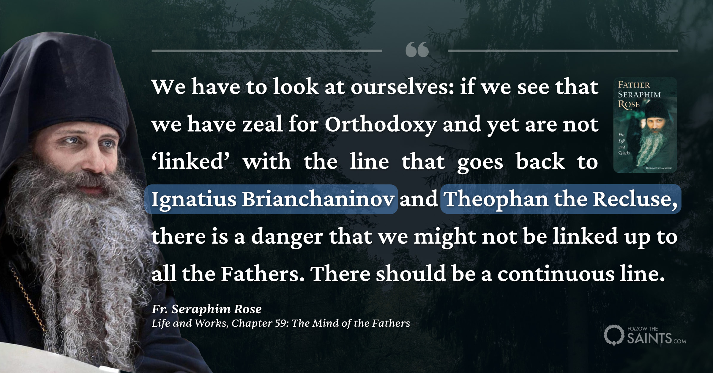 Ignatius Brianchaninov and Theophan the Recluse - Fr. Seraphim Rose